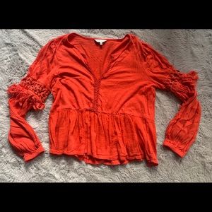 Lucky lightweight orange top